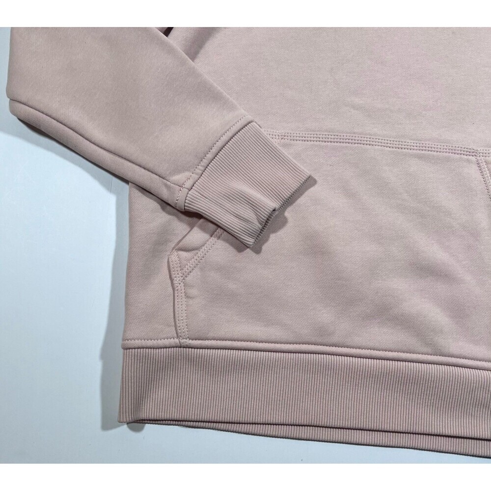 Carhartt Light Pink Relaxed Fit Sleeve Logo Pullover Hoodie Sweatshirt Women's S - Picture 2 of 14